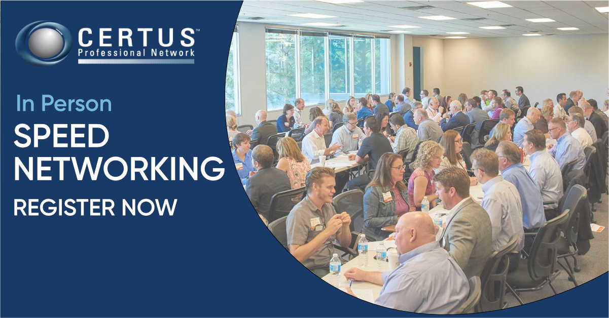 CERTUS In-Person Speed Networking